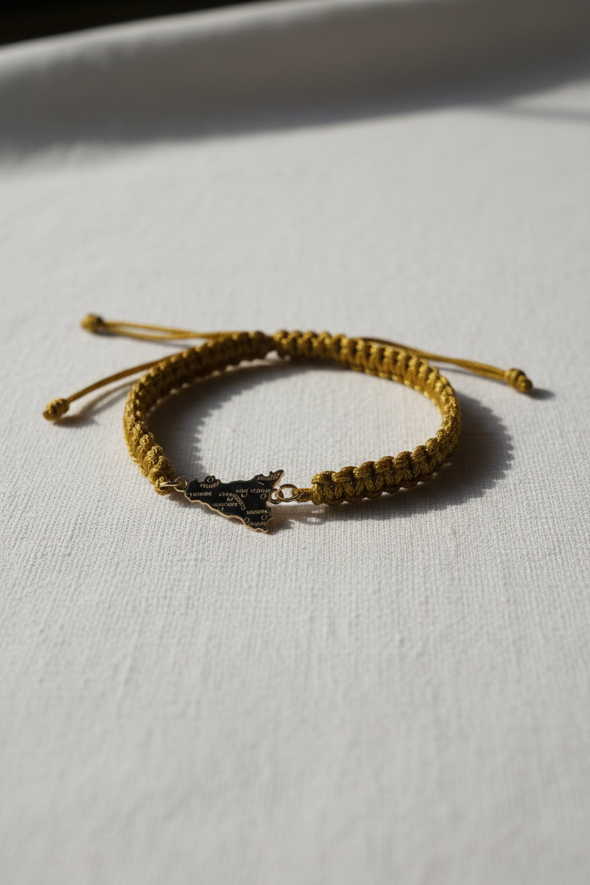 Bracciale Sicilia Macramè in Argento 925%